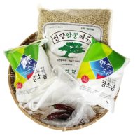 국산 콩 집 재래된장만들기 조선간장 알콩메주 5kg(부자재포함)