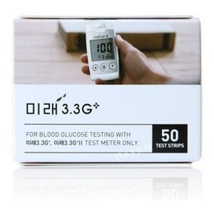 미래 3.3 G플러스 혈당시험지 50T  2025년10월 - 10개 구매시 혈당계 증정