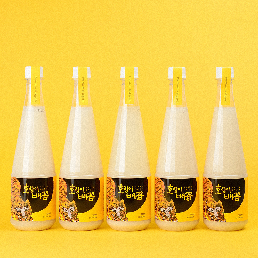 Horangibaeccop Saeng Makgeolli 5 bottles