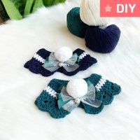 강아지 로얄케이프 만들기 코바늘DIY 뜨개패키지