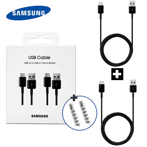 삼성정품 C타입 고속 충전케이블 USB A TO C 케이블 2개 세트