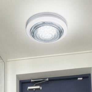 LED 도트 직부 센서등 15W / 주광색 아크릴 창고 현관 계단 베란다 센서조명