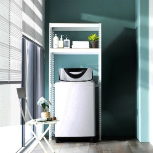 스피드랙 세탁기선반 무볼트 조립식 철제선반 건조기 앵글 700X400X1500 2단