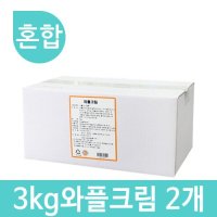 꾸플 와플크림 3kg 2개 초코 딸기 버터 중 택2