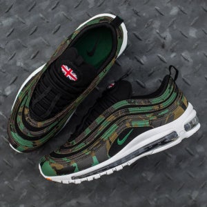 Men 나이키 에어 맥스 97 프리미엄 QS 컨트리 카모팩 로우 엠버 Nike Air Max 97 Premium QS Country Camo Pack Row Umber 영국국기