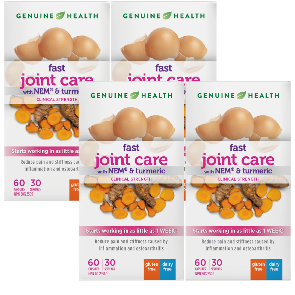 [제뉴인헬스] 관절건강 조인트 케어 발효 <b>튜머릭</b> 함유 60캡슐 (4통 4개월분)