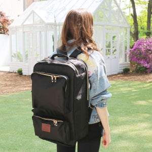 이비니아 4way 트래블 백팩, 블랙, 여행용 기내용 캐리어 3way 보스턴백 출장