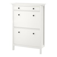 이케아 HEMNES 헴네스 2칸신발장, 화이트 001.695.60 89x127 cm