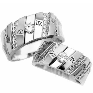 종로 주얼리 전문점 [러블리주얼리]CW47727 오브엔 화이트/14K커플링/평생A/S/커플링반지/이니셜공짜/정품 GOLD / 공장직영 / 파격 SALE / 종로매장