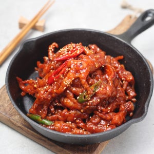 119푸드 숯불무뼈닭발 뼈없는 매운 순한 양념 닭발 술안주 캠핑음식 밀키트