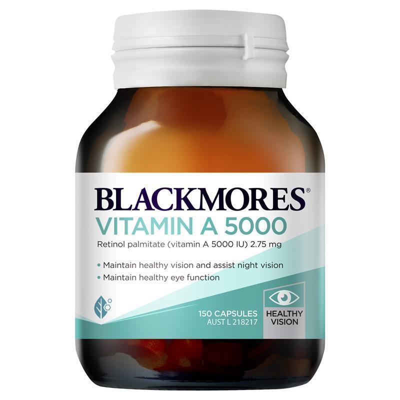 <b>블랙모어스 비타민A</b> 5000IU 150캡슐