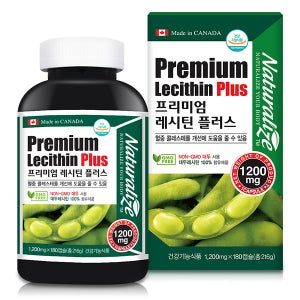프리미엄 레시틴 플러스 180캡슐 non gmo 식물성 인지질 720mg 대두 100%