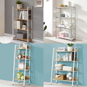 스틸 4단 사다리 선반