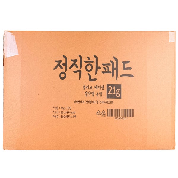 정직한패드 절약형 소형 21g x 400매 애견 강아지 배변패드
