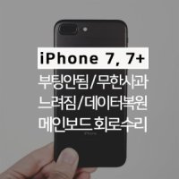 아이폰7  느려짐 무한사과 자료복구 데이터복원 리스프링 부팅안됨 증상수리