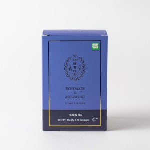 몸이 따뜻해지는 유기농차 로즈마리 & 쑥차 | 생분해 티백 1gx12T (디카페인차)