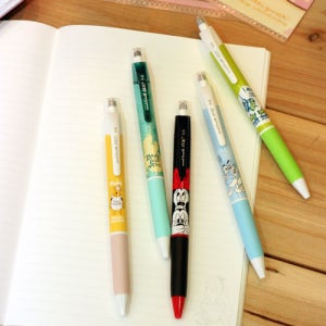유니볼 지워지는볼펜 RE볼펜 디즈니볼펜