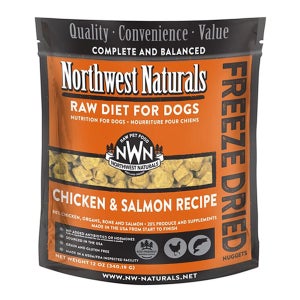 노스웨스트 내추럴 동결건조 치킨&연어 강아지사료 340.19g