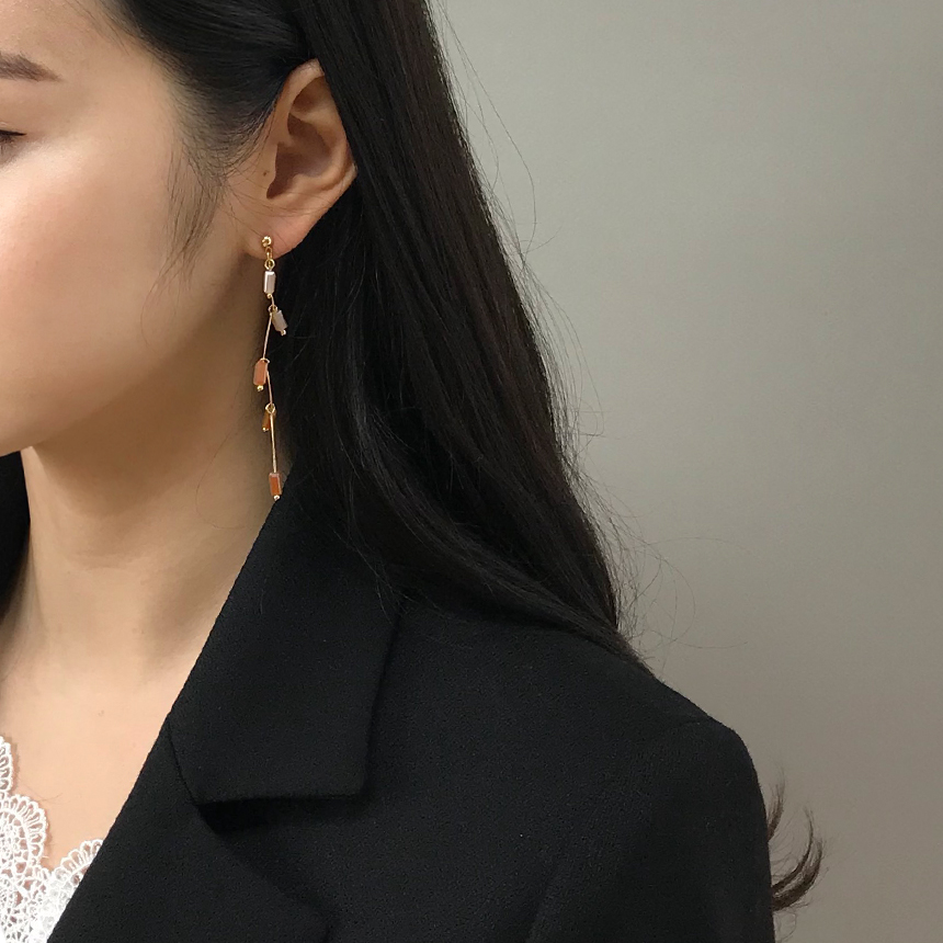 <b><p>Eden Long Drop earri Girlfd gift Morn chic</p></b><b><p>でも ロング ドロップ イヤリ ガールフレンドの贈り物 モダンシック 結婚式 ゲストのファッション</p></b><br /><br /><p align='center'>