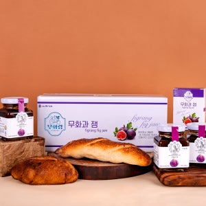 무화과잼 잼 세트 200g 3병 껍질을 벗겨서 알맹이로만 만듬 명인 이영숙 영암 열매농원