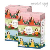 한예지 캐릭터 MINI 천연펄프 곽티슈 각티슈 미용티슈 250매 6입 2팩