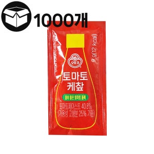 [제이케이푸드] 오뚜기 토마토케찹 9g X 1000개 / 일회용 케찹