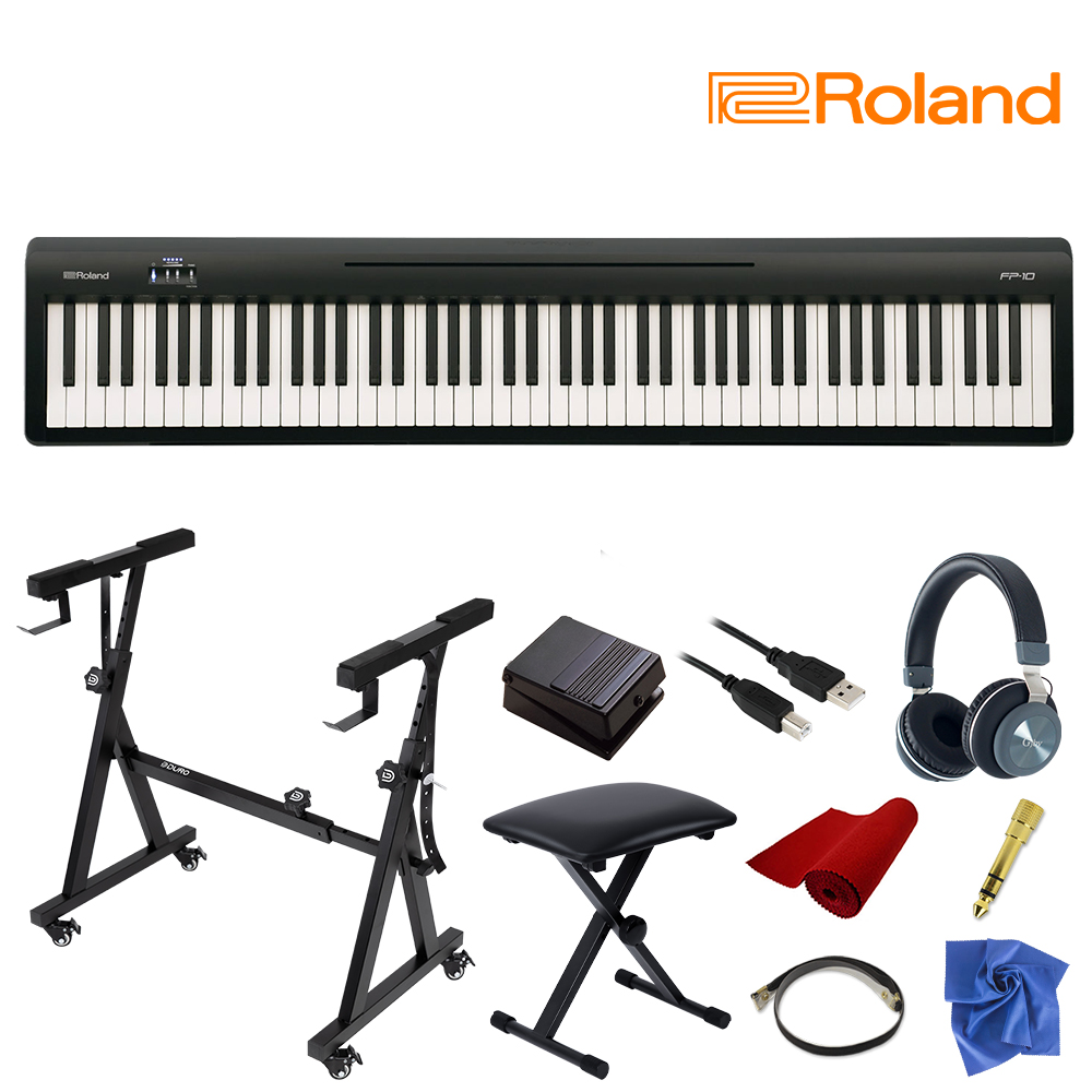 Roland 롤랜드 FP10 전자 디지털피아노 FP-10 Z자스탠드패키지