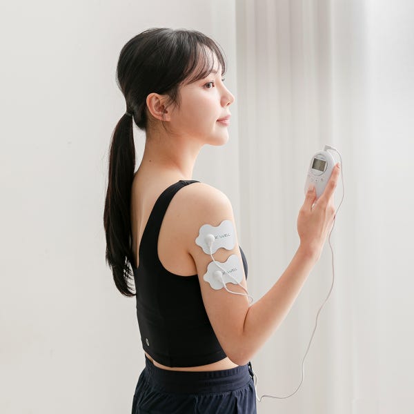 닥터웰 EMS 저주파 마사지기 자극기 2패드 콕콕 안마기 HDW-300 치료기 아님
