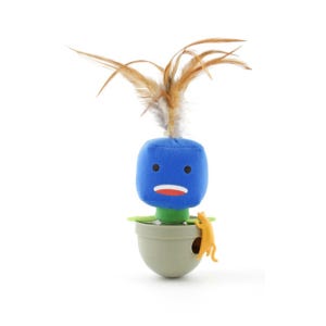 펫토리아 르칙 캣 텀블러 노즈워크 먹이퍼즐 고양이 사냥놀이 장난감 행복한표정