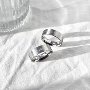 각인 써지컬 6mm 반지 커플 우정 선물, TORING❤️각인커플링
