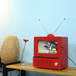 카페 인테리어 소품🎉 감성소품 레트로 TV, 쟁부리우드