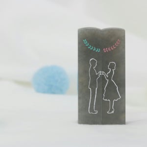 [커플선물] 프로포즈 혼인신고용 커플도장 인감도장 , 미새김(美새김)수제도장