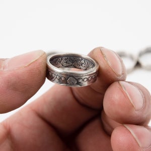 ⭐️스위스 Silver반지 Star⭐, 동전반지 COINRING