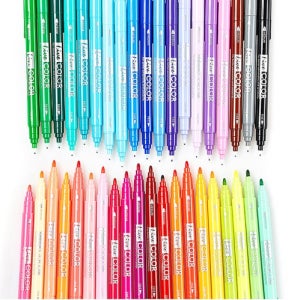 1000 모나미 라이브칼라 트윈 수성펜 낱색 - 색상선택