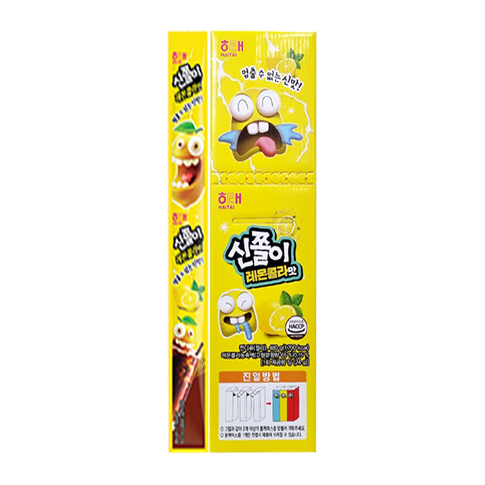 신쫄이 레몬콜라맛 신맛의 강자 신젤리