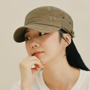 국내생산 빈티지 군모 밴딩 밀리터리캡 남자 군대 패션 모자 여성 군인모자