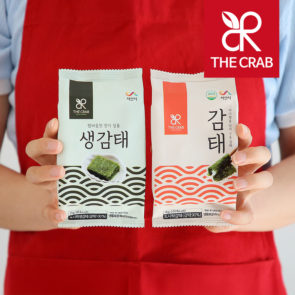 더꽃게 생<b>감태</b> 구운<b>감태</b> 조미 <b>감태</b> 김 선물세트