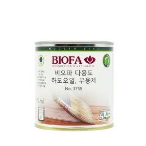 비오파 하도오일 3755 무용제 375ml 강력한 침투와 목재 재질 강화