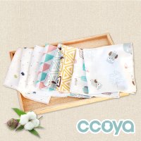 [꼬야] [ccoya] 고급 순면 100%_무형광 손수건 (5매)