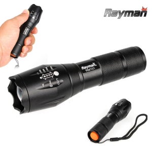 레이맨 RM101 CREE L2 LED 손전등 줌라이트 후레쉬 단품(배터리 미포함)