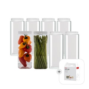 수납용기 감사선물세트(사각1호 8개)