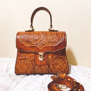[통파치 가방] 꽃과 덩굴 핸드백
