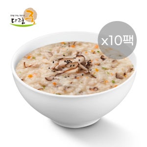다림죽 표고버섯죽 500g 10팩 든든한 버섯죽