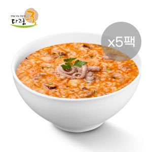 다림식품 김치낙지죽 500g 5팩 칼칼하고 얼큰한 해장죽