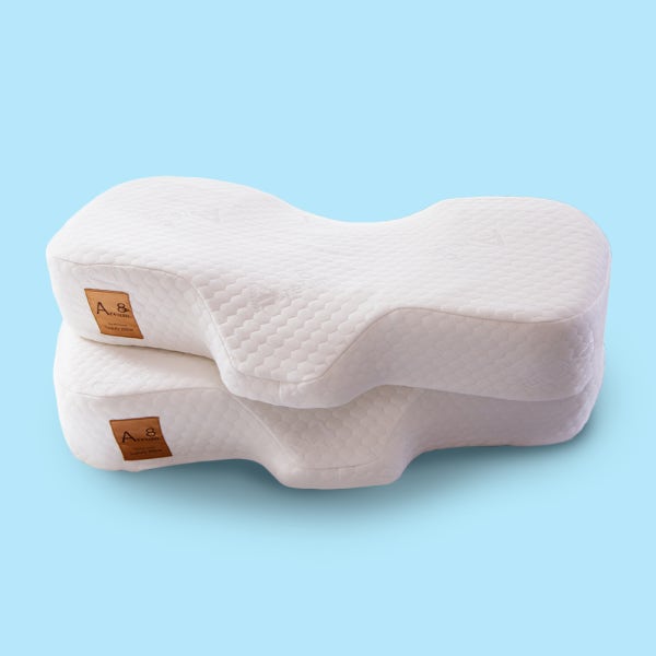 오가닉코튼 일자목 거북목 목디스크 국내산 낮은 경추베개 스노우, 8-9cm