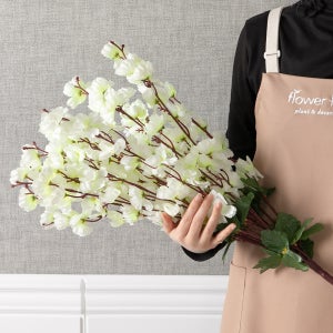 풍성한벚꽃부쉬 60cm 조화 인테리어 꽃 장식 소품 플트 봄맞이 FAIAFT