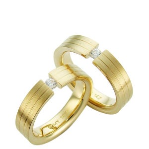 14K 프로포즈 두꺼운 예물커플링(안쪽메움)