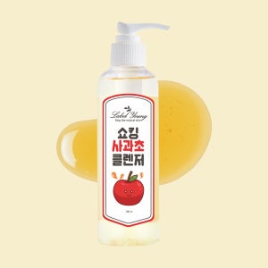 라벨영 유분+피지+노폐물케어/약산성클렌징/쇼킹사과초클렌저/문제성 피부전용 클렌징