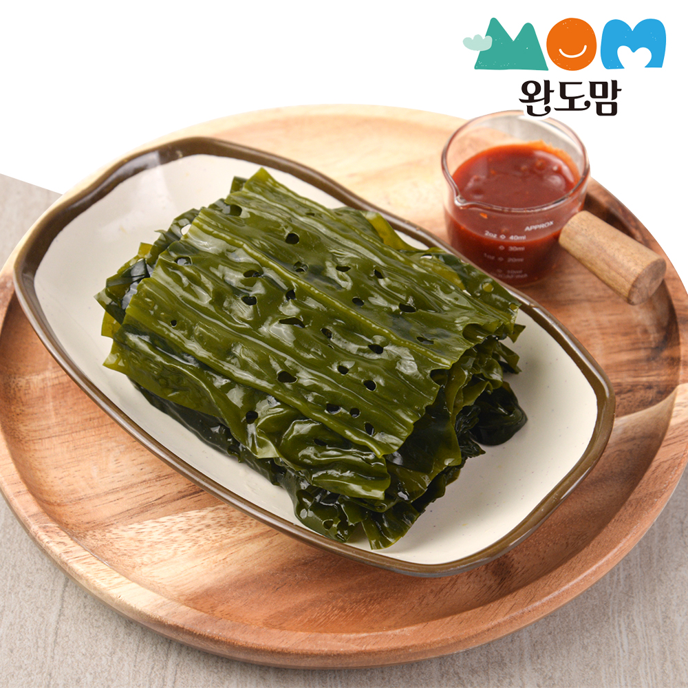 [완도맘]데친 <b>곰피미역</b> 120gx5팩 쇠미역 톳 꼬시래기 미역 바로먹는 손질된 곰피
