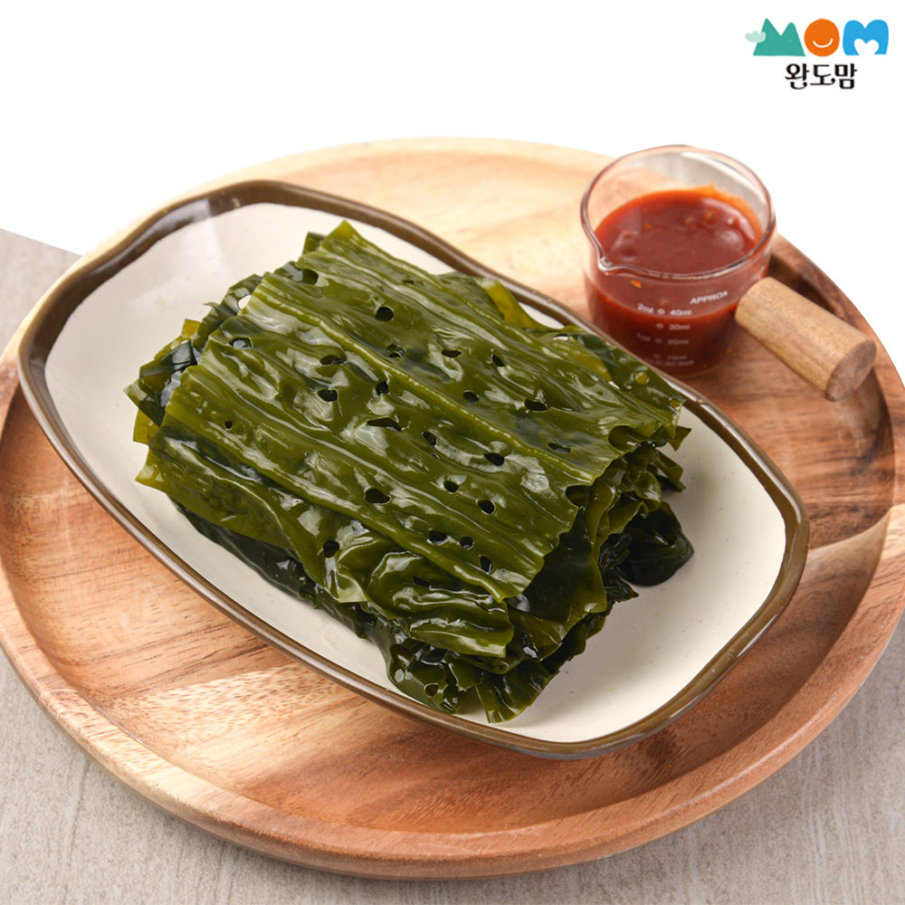 완도맘 데친 <b>곰피</b>미역 120gx5팩 쇠미역 톳 꼬시래기 미역 바로먹는 손질된 <b>곰피</b>